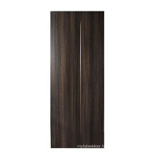 GO-E7 Modern interior swing open style black-brown finished HDF skin door panel mould door skin sheet